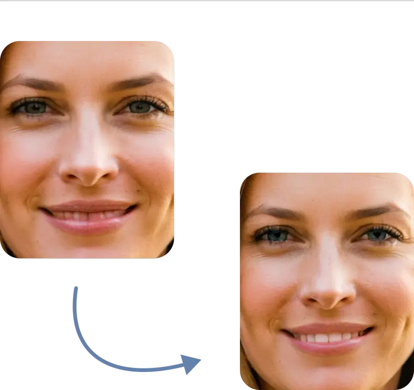 Touch-up example